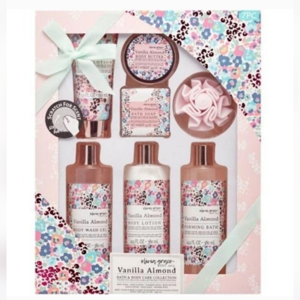 Olivia Grace Vanilla Almond Bath and Body Care Collection Gift Set